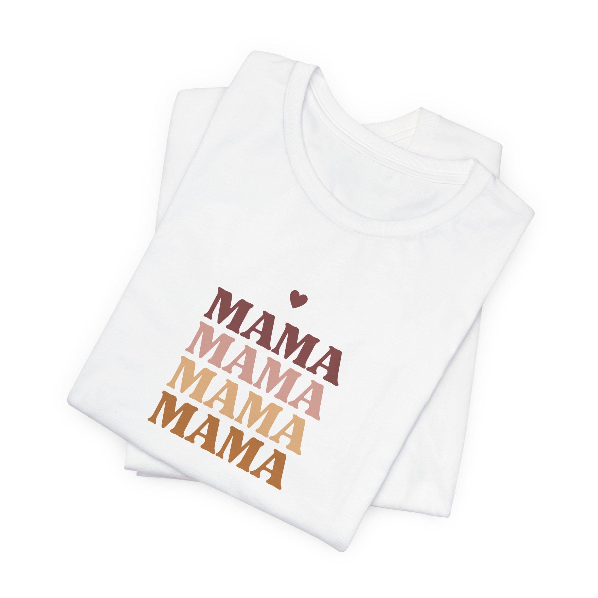 Mama Retro Stack tee | Mama T-Shirt, Vintage Script, Mother's Day Shirt
