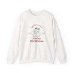 Vintage Santa Merry Christmas sweatshirt | Bright Spirit holiday crewneck