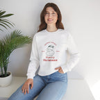 Vintage Santa Merry Christmas sweatshirt | Bright Spirit holiday crewneck