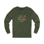 I run on coffee and Christmas cheer Long Sleeve Tee | Holiday slogan shirt