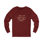 I run on coffee and Christmas cheer Long Sleeve Tee | Holiday slogan shirt